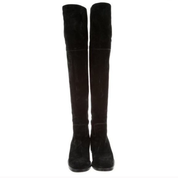 Gucci over the knee soho suede boots - Picture 3 of 4